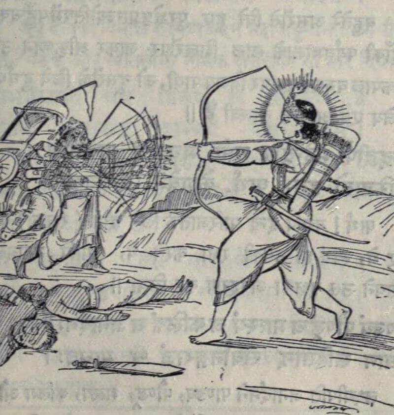 बाणासुर और कृष्ण का युद्ध