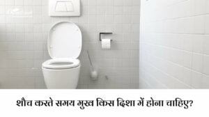 शौच करते समय मुख किस दिशा में होना चाहिए